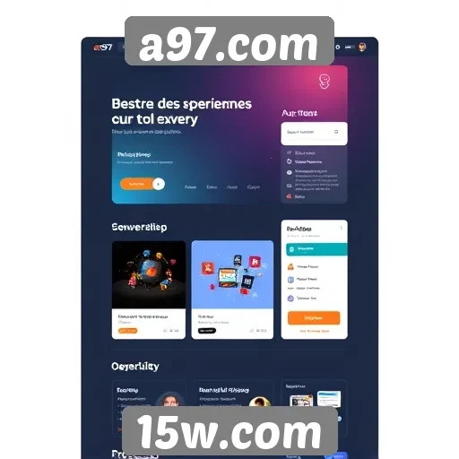 Análise do design de interface do a97.com