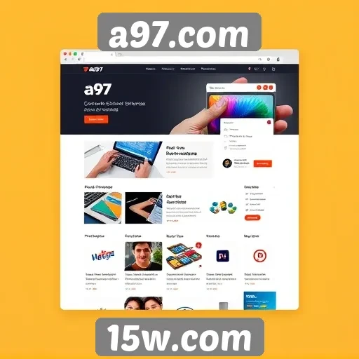 Nova interface do site a97.com melhora a navegação